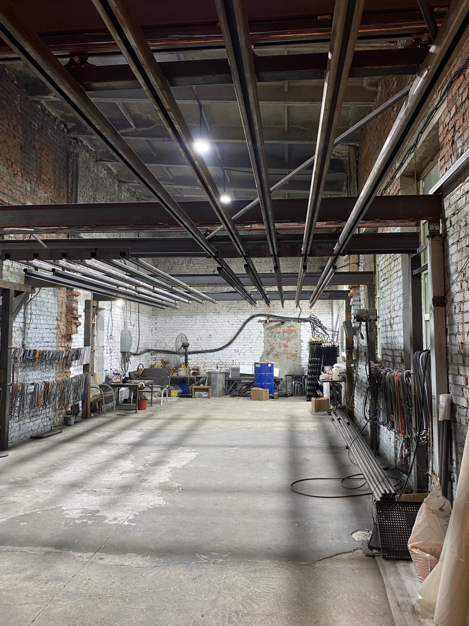 Зона выхода из порошковой камеры